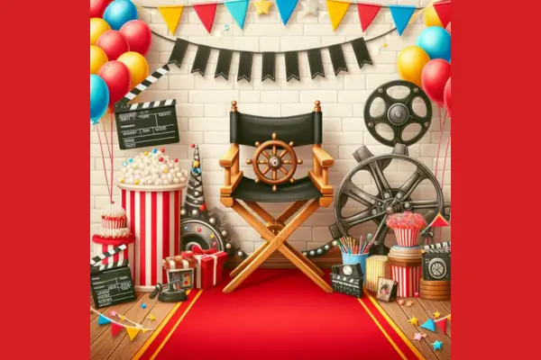 Ideias de Decoração de Ambientes para Festas com tema cinema